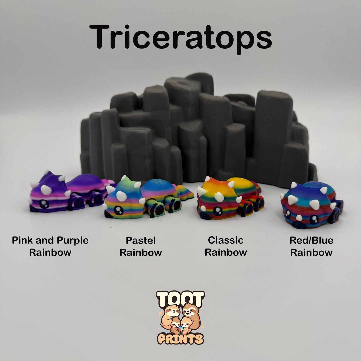 DinoTOOTS! 3D Printed Flexi-Dinosuars!