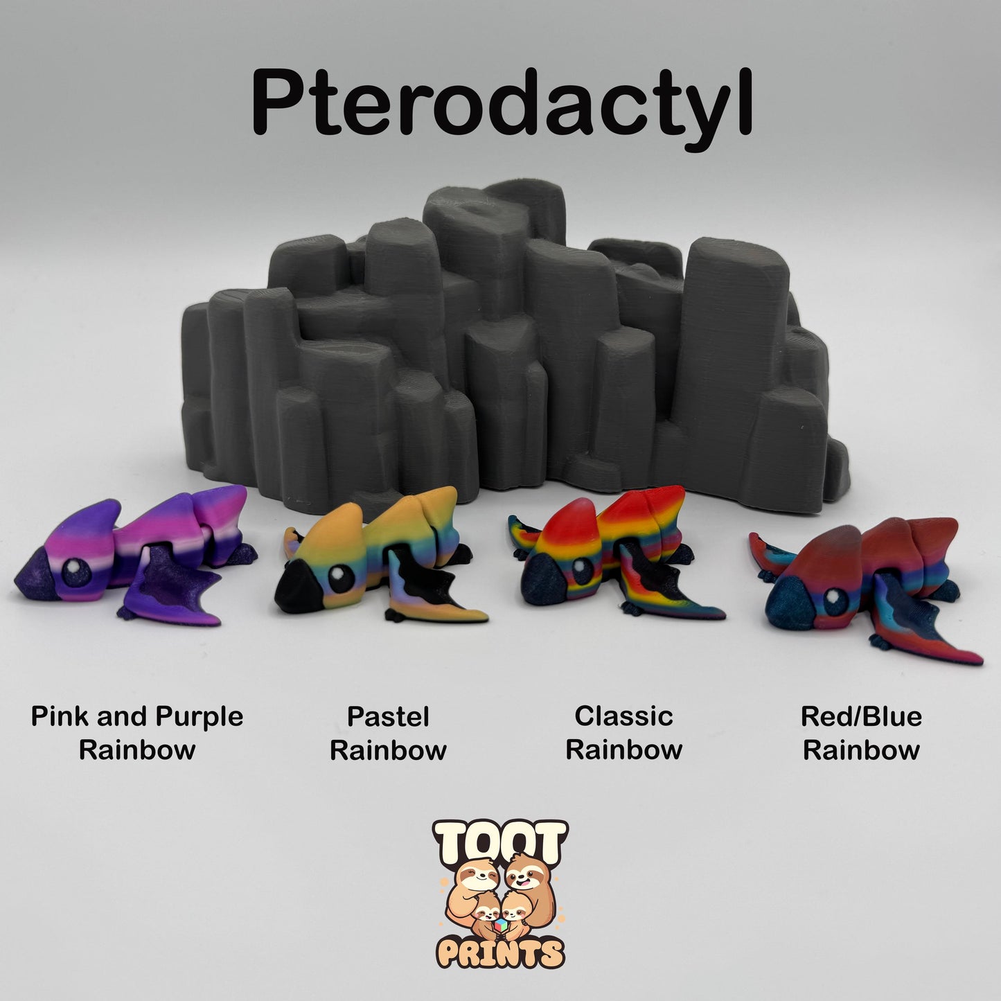 DinoTOOTS! 3D Printed Flexi-Dinosuar Packs!