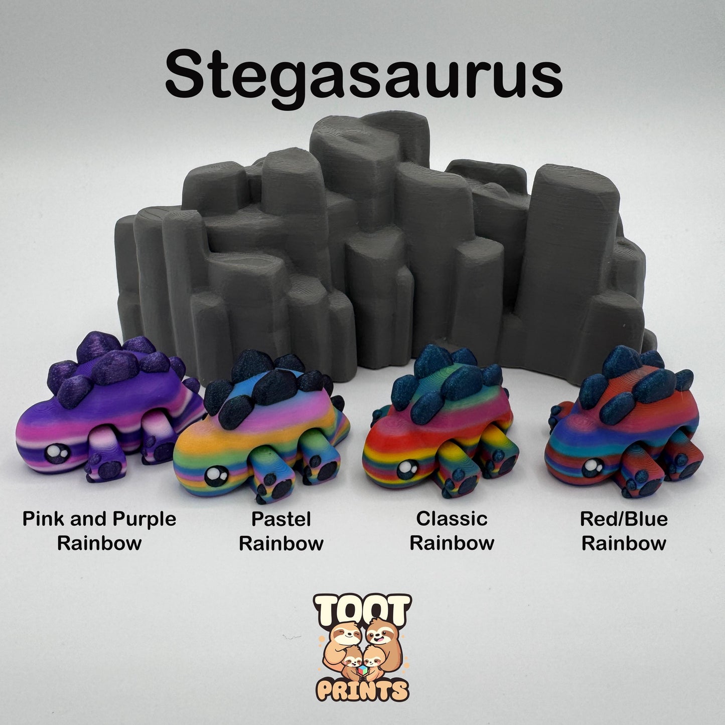 DinoTOOTS! 3D Printed Flexi-Dinosuars!