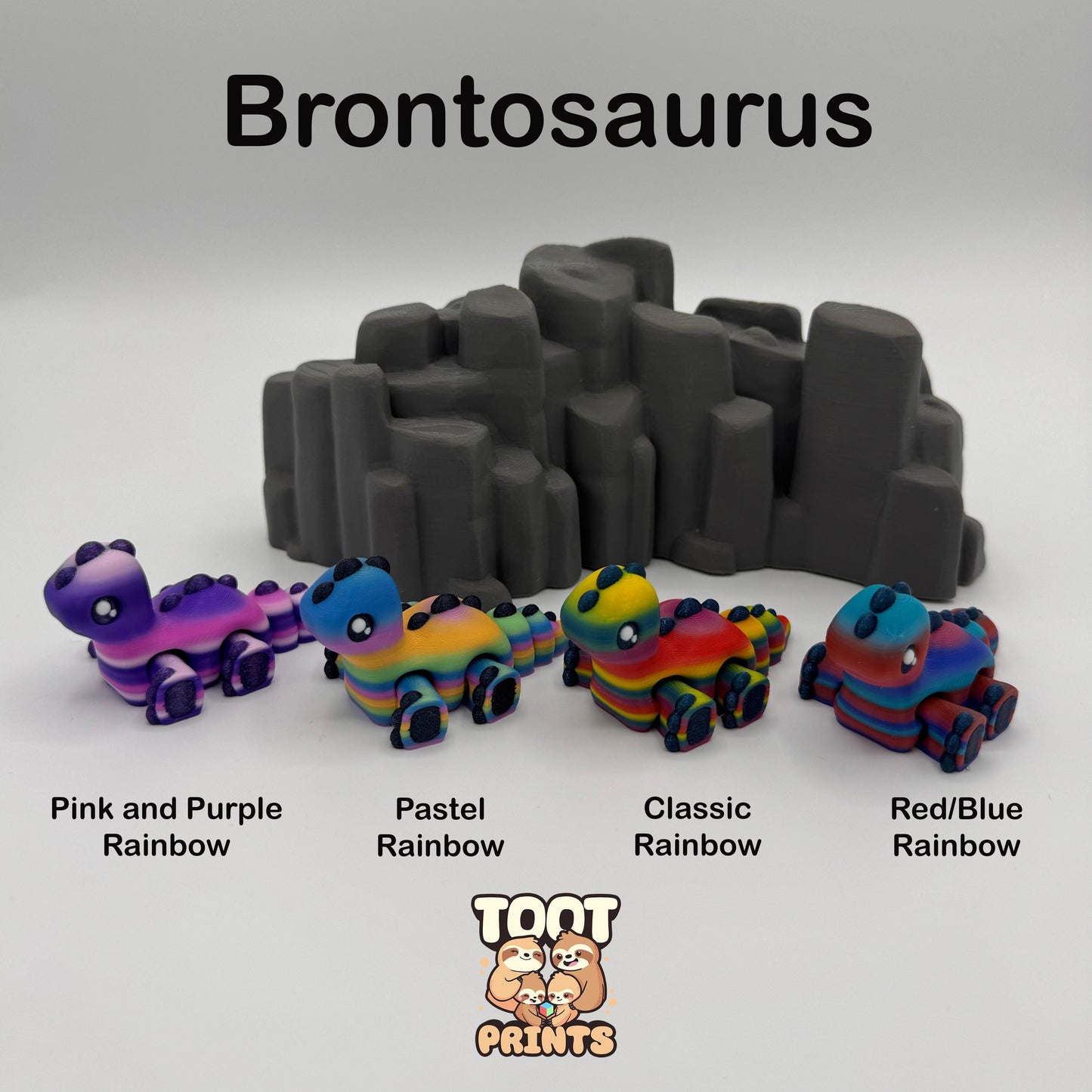 DinoTOOTS! 3D Printed Flexi-Dinosuars!